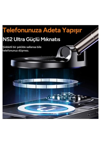Vtn-82 360 Dönebilen Ayarlanabilir Araç Içi Telefon Tutucu