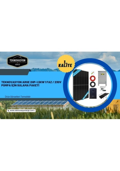 Teknovasyon Arge 2hp-1.5kw 1 Faz / 230v Pompa İçin Sulama Paketi