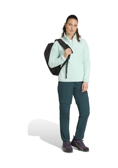 Adidas Multi Essentials Kadın Turkuaz Dik Yaka Sweatshirt Turkuaz