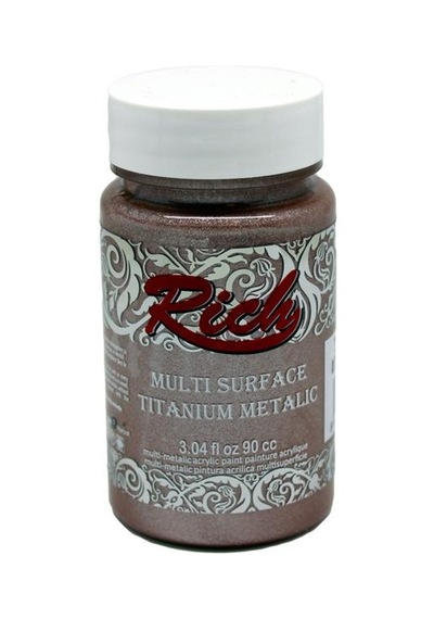 Rich Multi Surface Titanium Metalik Boya 90 Cc. 2528 Antik Pembe