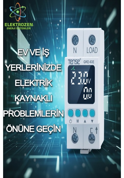 Monofaze Gerilim-akım Koruma Rölesi 63a
