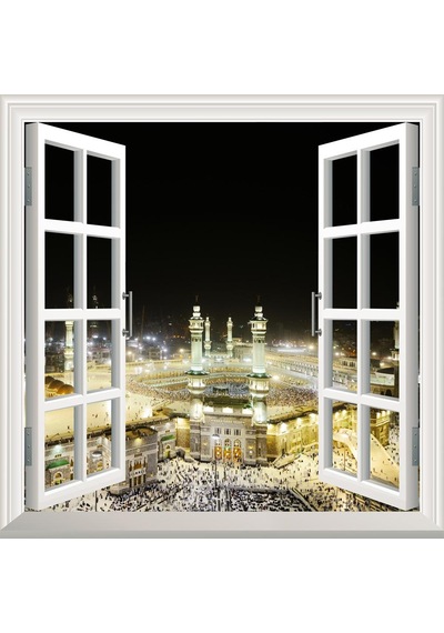 Pencere Poster Duvar Kağıdı Kabe Yapışkanlı Sticker