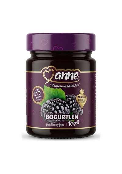 Böğürtlen Reçeli %65 Meyveli 400 Gr