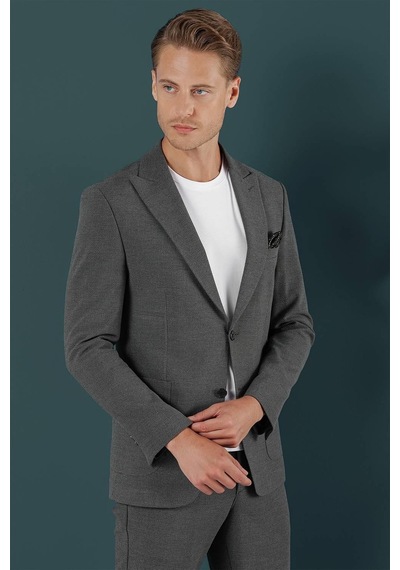 Efor C 659 Slim Fit Antrasit Spor Ceket Antrasit