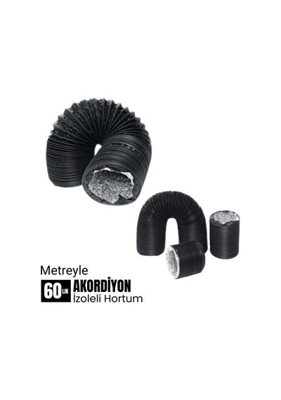 Shuıvan Webasto Tipi Isıtıcı 60mm Akordiyon Hava Hortumu 1 Metre-1556 Çok Renkli