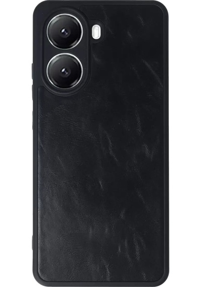 Newface Xiaomi Poco X7 Pro Kılıf Aras Deri Kapak - Siyah