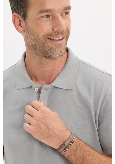 Tudors Erkek Slim Fit Dar Kesim Premium Seri %100 Pamuk Yumuşak Dokulu Merserize Gri Polo Yaka Tişört-51561 Tudors Erkek Slim Fit Dar Kesim Premium Seri %100 Pamuk Yumuşak Dokulu Merserize Gri Polo Yaka Tişört-51561
