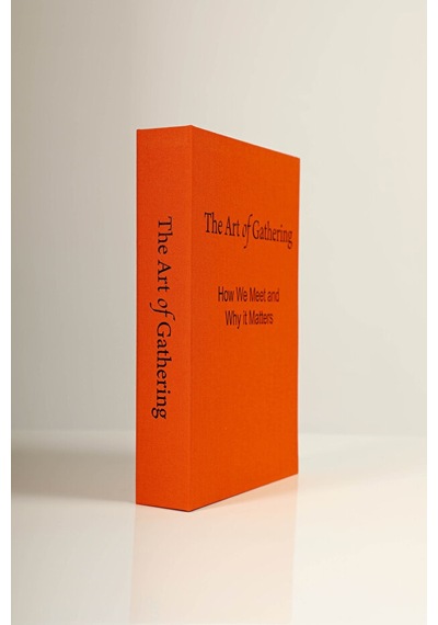 Kumaş Kaplı Turuncu The Art Of Dekoratif Kitap Kutu