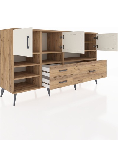 Kronos Konsol 8 Raflı 3 Çekmeceli 4 Kapaklı 176x59x99 Çam-aytaşı/ Çam-aytaşı/çam Kronos Konsol 8 Raflı 3 Çekmeceli 4 Kapaklı 176x59x99 Çam-aytaşı/ Çam-aytaşı/çam