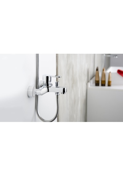 Adell Lento Banyo Bataryası - Parlak Krom