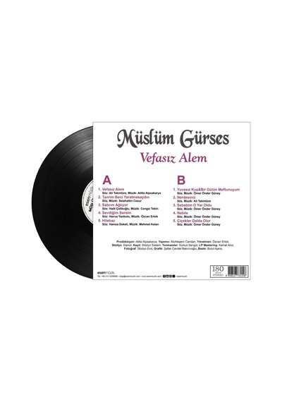 Müslüm Gürses - Vefasız Alem Plak