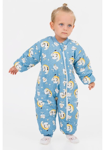 Babymod Elyaf Dolgulu 2,5 Tog Kız /erkek Çocuk Uyku Tulumu Desenli Mavi