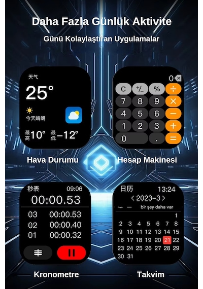 W8 Oled Dokunmatik Akıllı Ekranlı Apple Uyumlu iPhone 14 Pro Max İnce Karbon Cep Telefonu Kılıfı