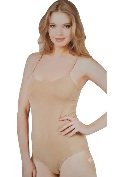 6 Adet Elite Life Bayan İp Askılı Çıtçıtlı Kancalı Body 792 Ten