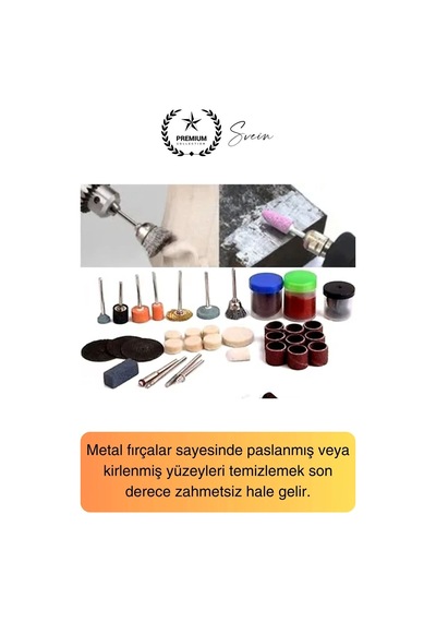 Premium 105 Parça Hobi Gravür Taşlama Ucu Mini Metal Ahşap Oyma Seti Parlatma Zımparalama Fırçalama
