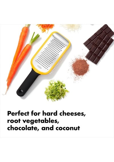 Oxo Good Grips Orta Boy Rende, Paslanmaz Çelik, Sarı, Tek Boy