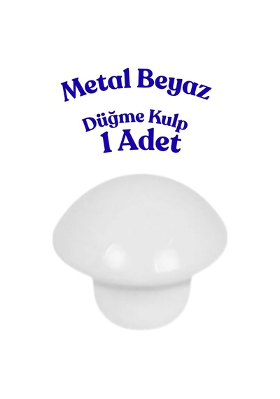 Klc Metal Yuvarlak Beyaz Düğme Kulp Çocuk Odası, Mutfak Ve Dolap İçin Modern Çekmece Kulbu Kulpları Beyaz Beyaz