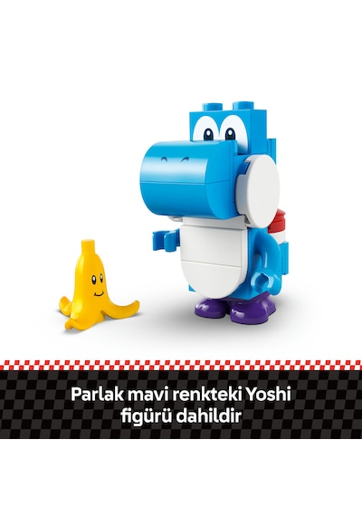 LEGO® Super Mario™: Mario Kart™ – Yoshi Bike 72031 - 7 Yaş ve Üzeri Çocuklar için Koleksiyonluk Yaratıcı Oyuncak Yapım Seti (133 Parça)