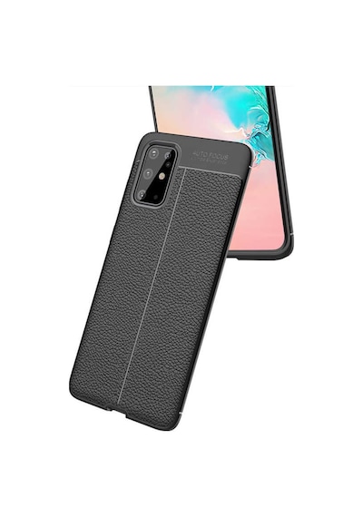 Galaxy S20 Plus Kılıf Zore Niss Deri Desenli Silikon Kılıf