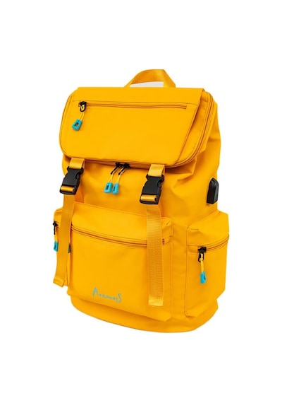 Anemoss Laptop Bölmeli Okul Çantası Sarı