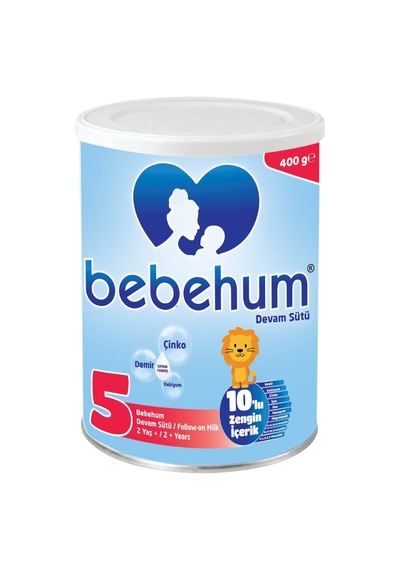 Bebehum 5 Numara Teneke Devam Sütü 2 Yaş+ 400 gr