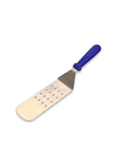 Çelik Izgara Spatulası Delikli - Barbekü Et Burger Çevirici Turner - 25 X 7,5 Cm Sku: Zeusb0b49vm846