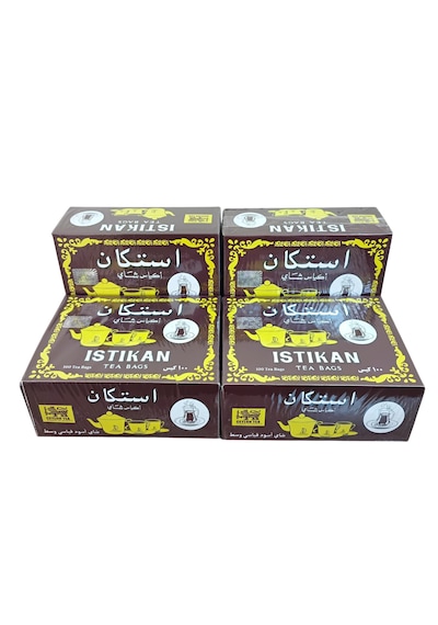 Tea Bags İstikan 4 Paket 100 Adetlik Sallama Çay