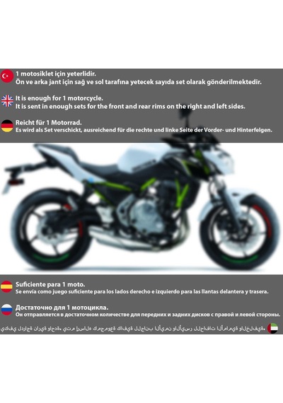 Italy Design Yeşil Beyaz Kırmızı İtalyan Jant Şeridi Sticker Çınar Extreme