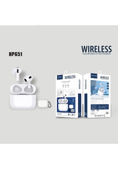 Hepu HP651 TWS Pro Bluetooth Kablosuz Kulak İçi Kulaklık