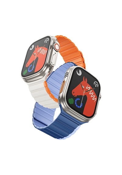 Hoco. Watch 38mm As102 Silikon Kordon - Yıldız Işığı-turuncu