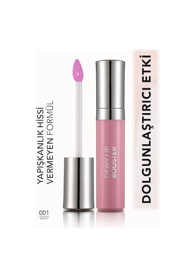 Flormar Dewy Lip Booster Dudak Dolgunlaştırıcı Gloss 001 Match