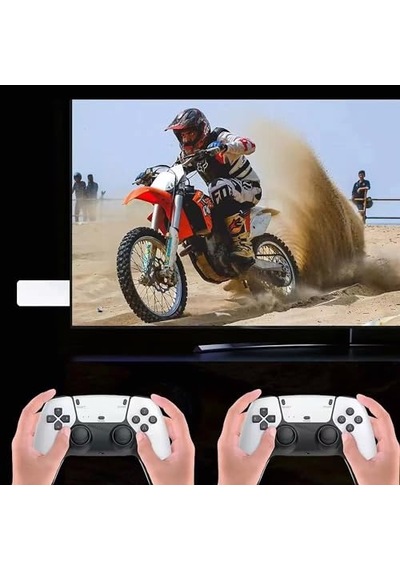 Retro Oyun Konsolu 4k Hdmı Çıkışlı 64 Gb Oyun Yüklü Çift Joystick 8-bit 16-bit Klasikler Aile Ve Çocuklar Için