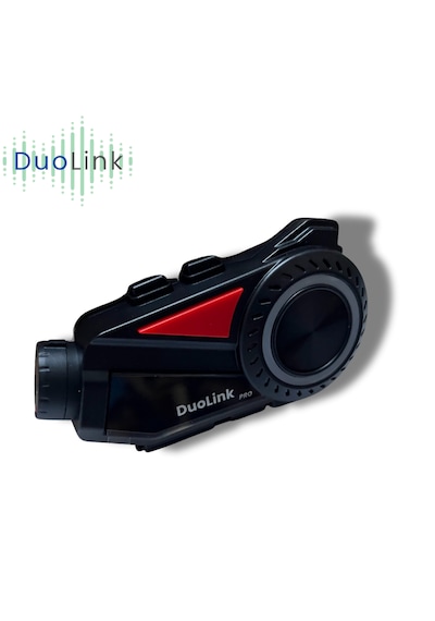DuoLink X74 Pro İnterkom Motosiklet Kameralı 360° Modül 6 Kişi Bluetooth Kask Intercom Video Kayıt Kulaklık