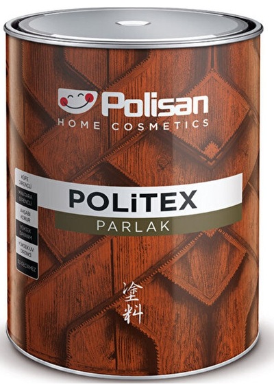 Polisan Politex Lüx Parlak Vernikli Ahşap Koruyucu 2,5Lt Ceviz