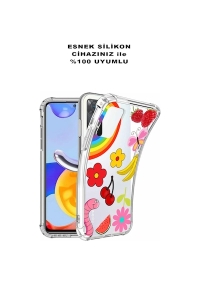 Galaxy S22 Plus Uyumlu Water Color 5 Baskılı Şeffaf Köşe Korumalı Antişok Kılıf