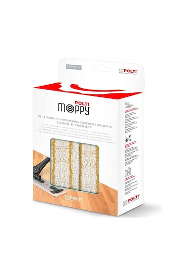 Polti Polti Moppy Hassas Yüzeyler İçin 2'li Mikrofiber Bez Seti