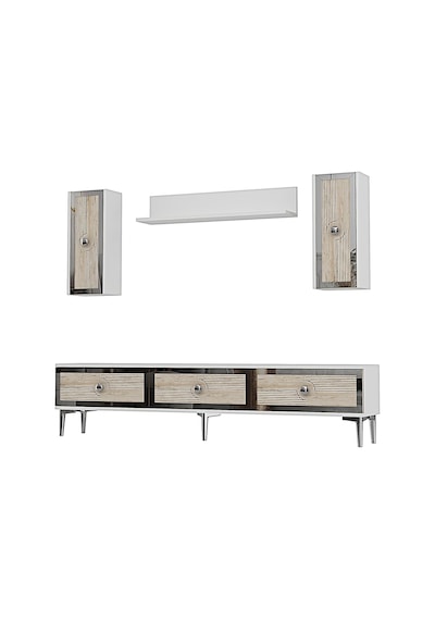 Tvr1816bts Pega Tv Ünitesi Takımı Beyaz-traverten-silver 180cm Beyaz - Traverten - Gümüş Tvr1816bts Pega Tv Ünitesi Takımı Beyaz-traverten-silver 180cm Beyaz - Traverten - Gümüş