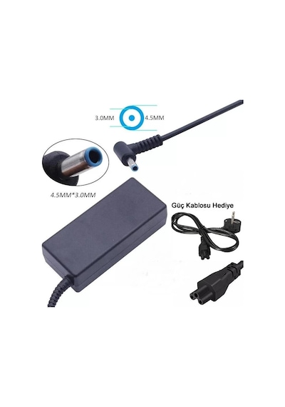 Hp Gaming 19.5v 7.7a 150w 4.5 3.0mm Mavi Uç Adaptör Şarj Cihazı