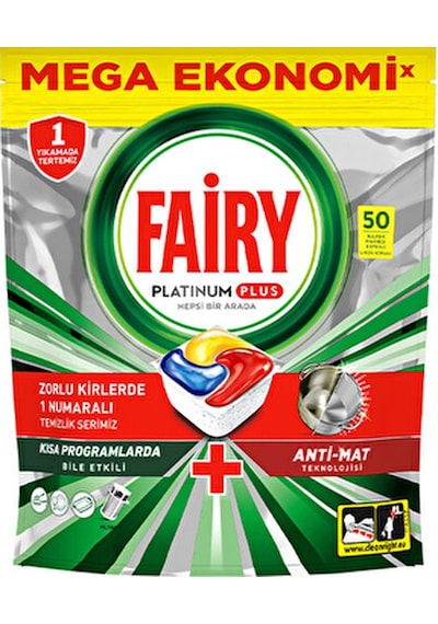 2 Adet Fairy Tablet Platinum Plus 50'li