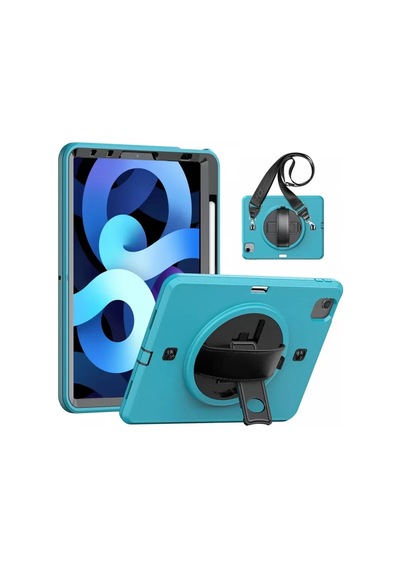 Newface Apple İpad Pro 11 2020 Kılıf Strap-c Otterbox Tablet Kapak - Mavi