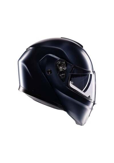 Agv Kask Streetmodular Mono Matt Profondo Kask Blue Siyah