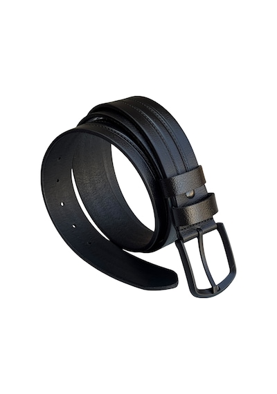 Süzer Deri 4 Cm. Spor Model Hakiki Deri Erkek Kemer Siyah