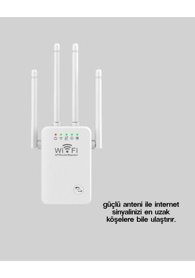 Yüksek Hızlı Parazit Önleyici Wifi Repeater Router -