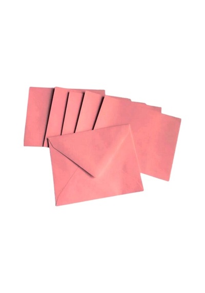 Küçük Zarf Kartvizit 7x9 Pembe - 20 Adet