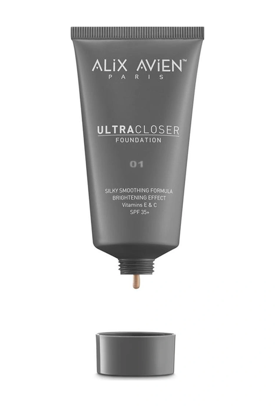 Alix Avien Ultra Kapatıcı Nemlendirici SPF35+ Faktör Ve E & C Vitaminli Fondöten Ultracloser Foundation 01