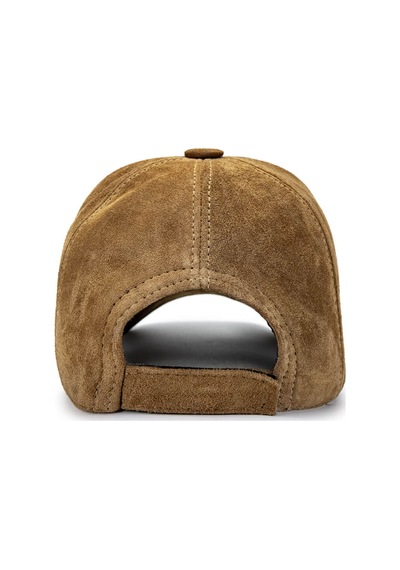 Tamer Tanca Erkek Vegan Bej Şapka 524 1009 Sapka Sk20-21 Camel Suet Taba