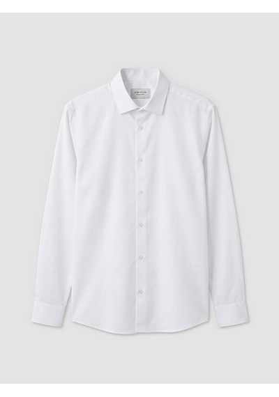 Lcw Vision Beyaz Slim Fit Erkek Basic Gömlek