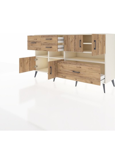 Hyperion Konsol 5 Raflı 4 Çekmeceli 4 Kapaklı 176x44x99 Aytaşı-ça Aytaşı-çam Hyperion Konsol 5 Raflı 4 Çekmeceli 4 Kapaklı 176x44x99 Aytaşı-ça Aytaşı-çam