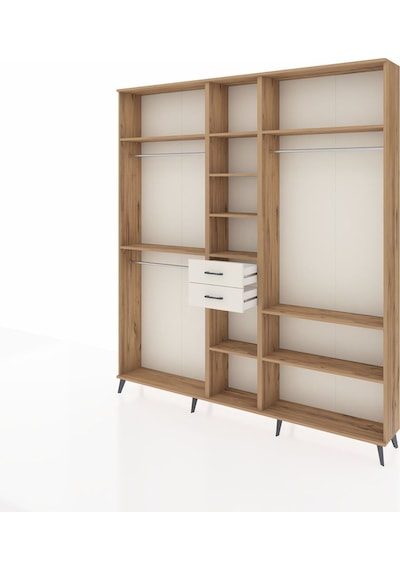 Arges Dolap 10 Raflı 2 Çekmeceli 3 Askılı 220x30x243 Çam-çam/aytaşı Atlas Çam/aytası Arges Dolap 10 Raflı 2 Çekmeceli 3 Askılı 220x30x243 Çam-çam/aytaşı Atlas Çam/aytası