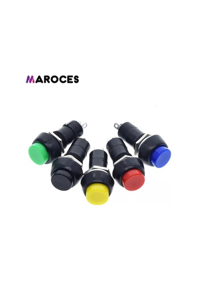 Ic-185 12Mm Anahtarlı Push Buton Pbs-11A Kırmızı